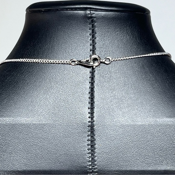 Artistry VTG Abalone Shell Butterfly Figural Curb Chain Pendant Necklace 15" - Picture 5 of 8